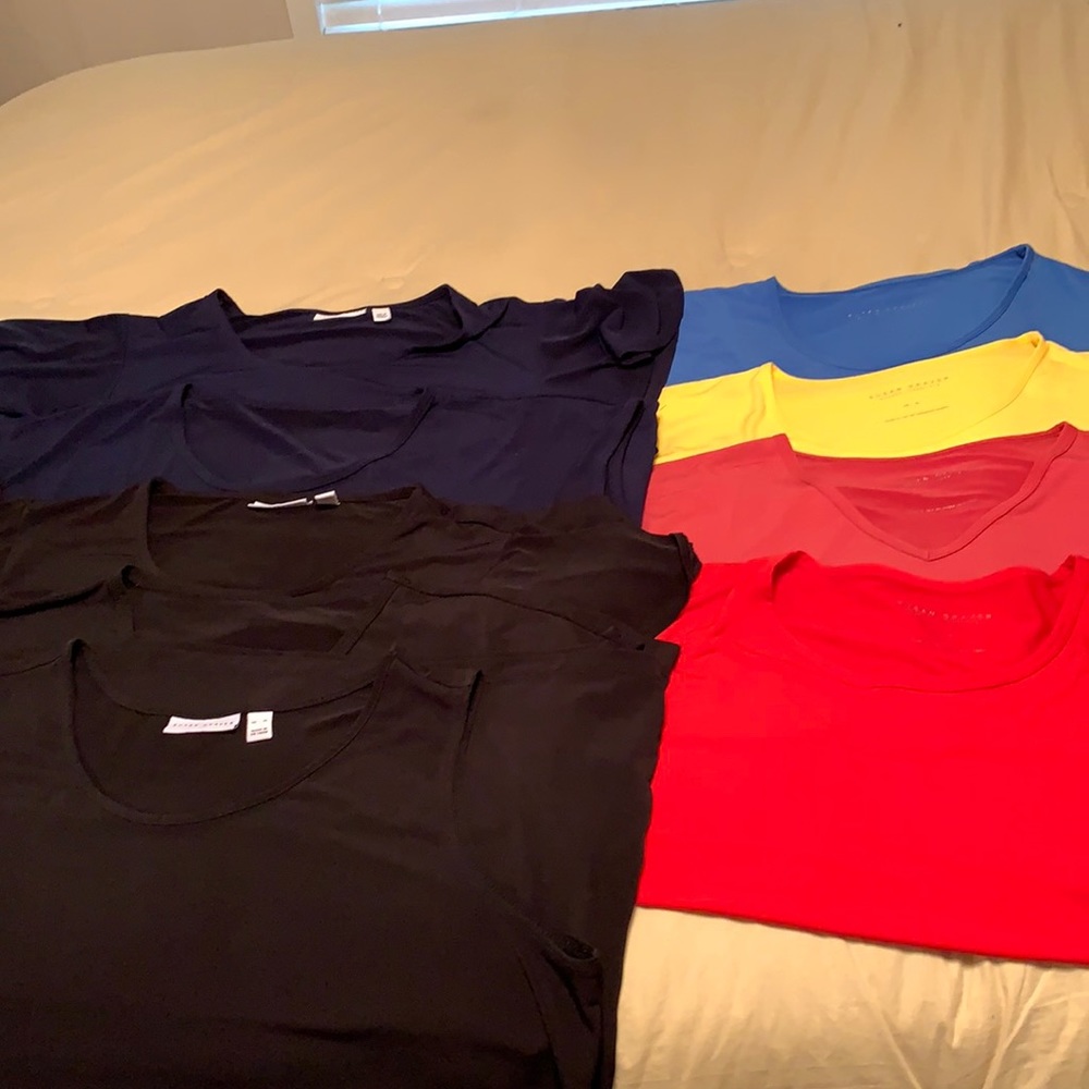 SG essential liquid knit tops, XL set of 9